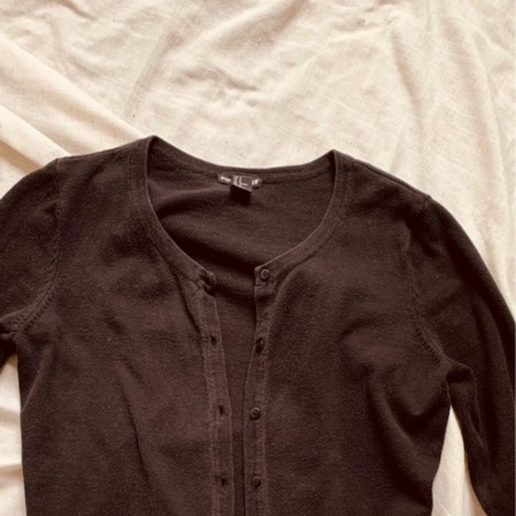 Black H&M Short Cardigan M - Picture 1 of 6